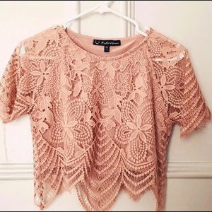 NEW! For love and Lemons Luna Crop Top